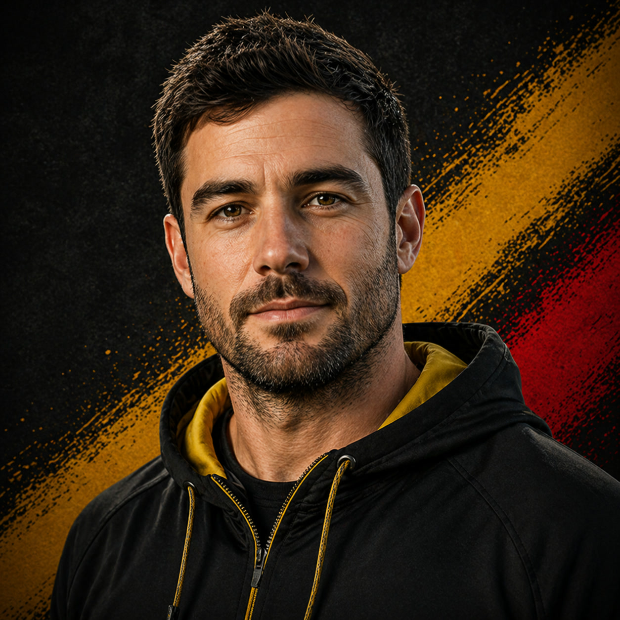 Portrait stylisé de Joseph Mavor